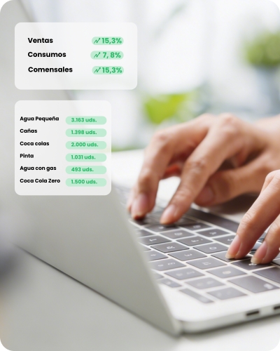 Recibe automáticamente informes diarios y mensuales